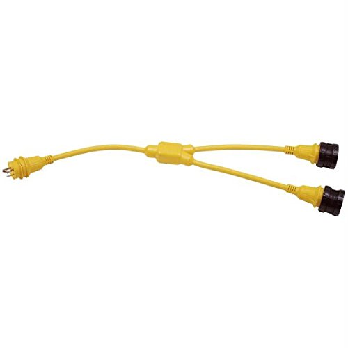 Amazon.com: Marinco Y-Adapter, 2-30A Locking to 30A Locking